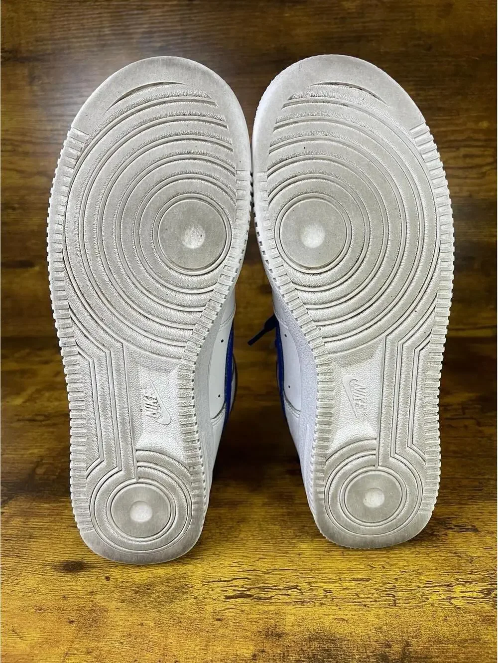 NIKE AIR FORCE 1 HIGH 8.5 US WHITE AND BLUE Womens